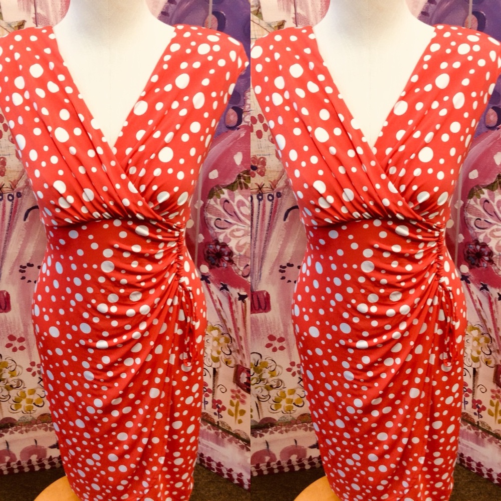 London Times Polka Dot Dress